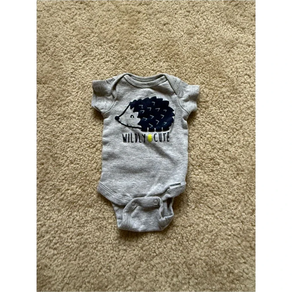 Baby Boy Newborn Short Sleeve Bodysuit Bundle (12 items)